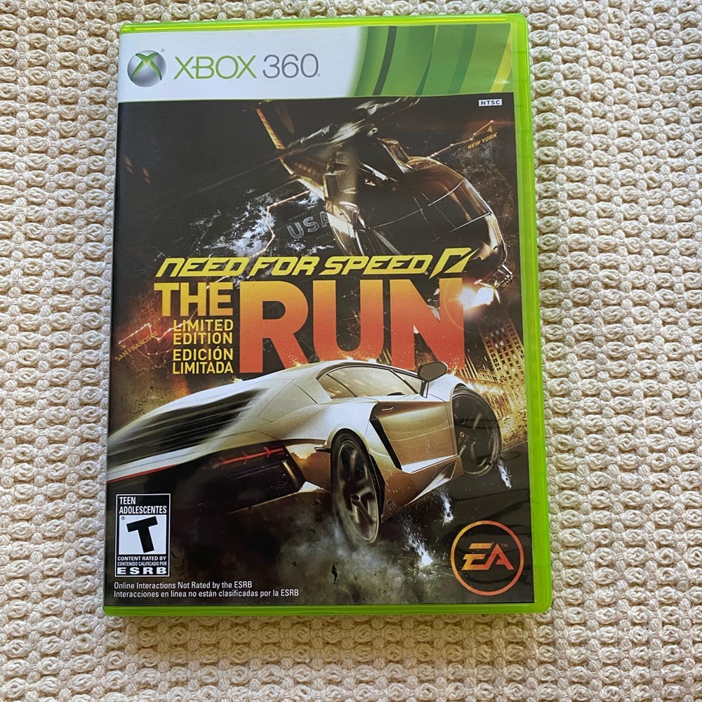 Xbox 360 Need for Speed video game